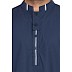 Designer Cotton kurta-Pyjama set- Navy Blue Designer Cotton kurta-Pyjama set- Navy Blue